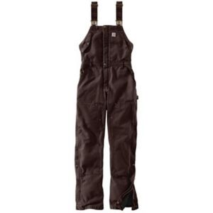Carhartt women's Weathered Duck Wildwood Bib Overalls FREE SHIPPING
